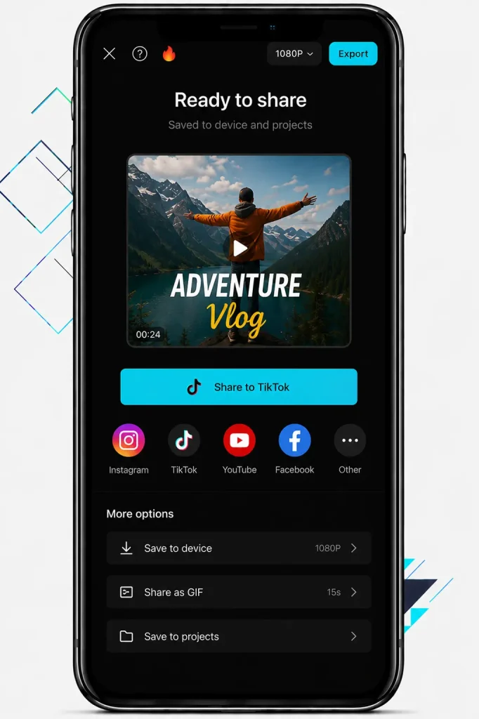 Easy Sharing to Social Media