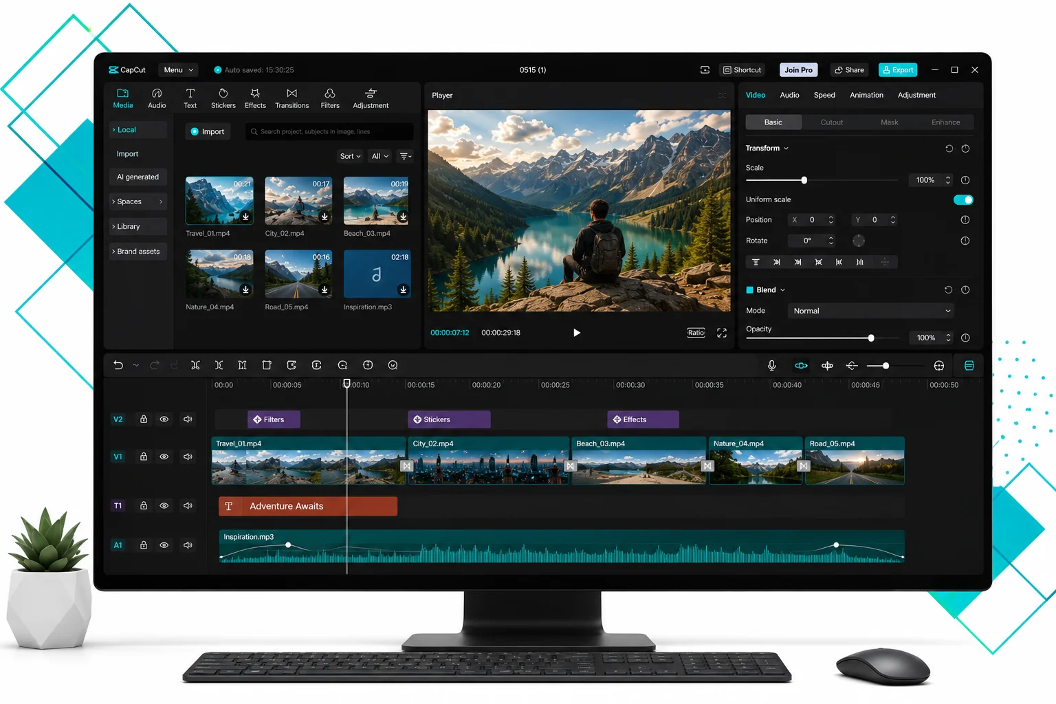Timeline Based Video Editing