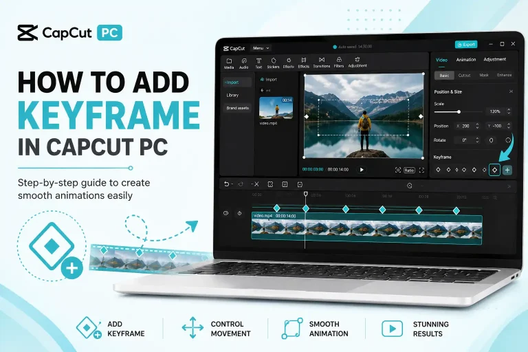 How to Add Keyframe in CapCut PC