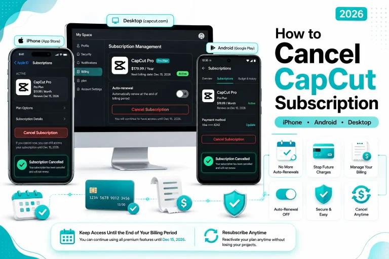 How to Cancel CapCut Subscription