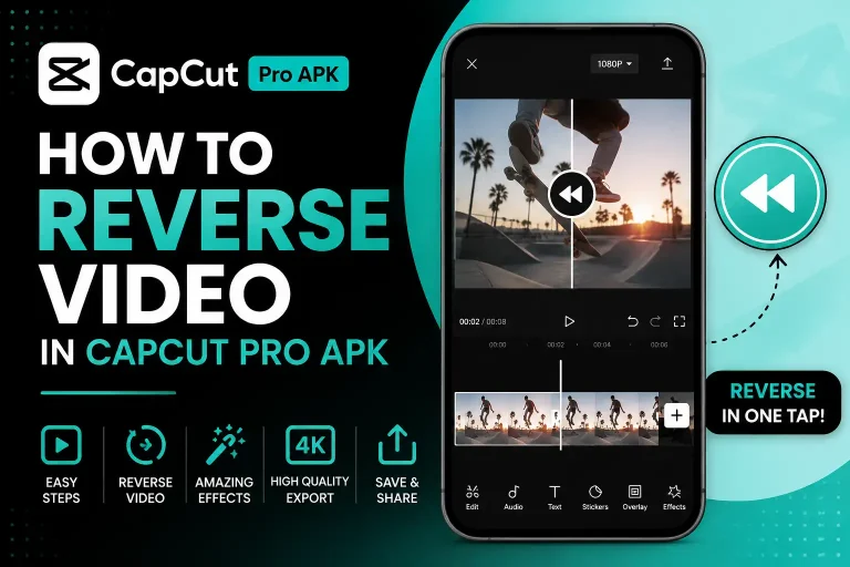 How to Reverse Video in Capcut Pro APK