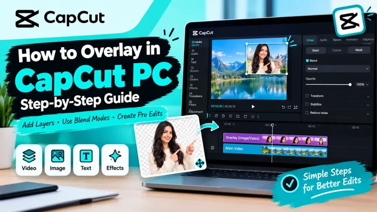 How to Overlay in Capcut PC